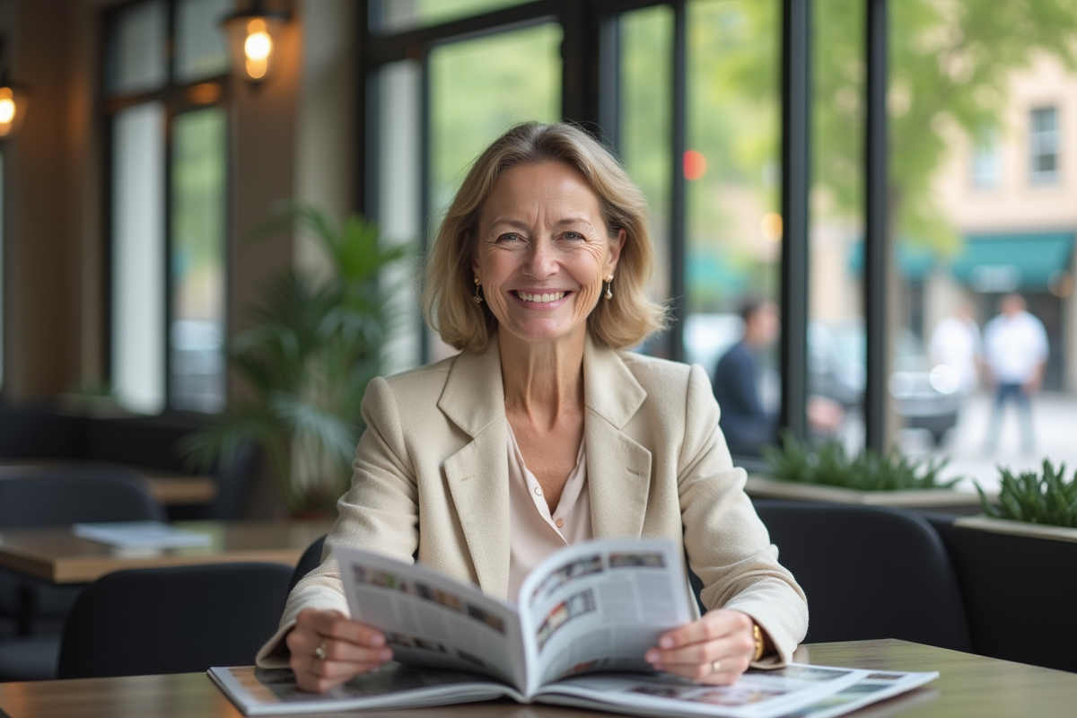 Coupe idéale pour femme de 60 ans au visage rond